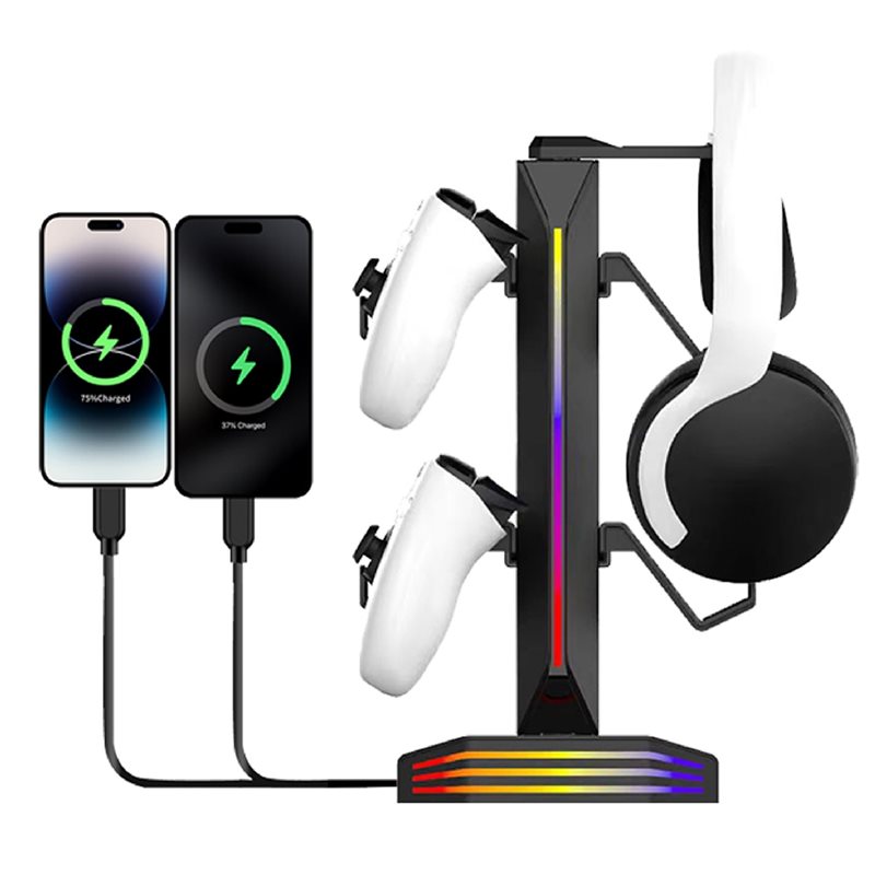 L62A Headphone Stand For Desk  - Gaming Headset Rgb ulasan dan harga