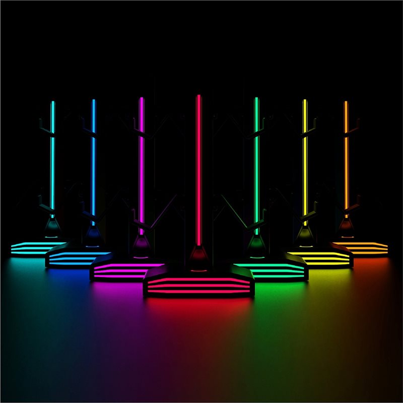 L62A Headphone Stand For Desk  - Gaming Headset Rgb ulasan dan harga