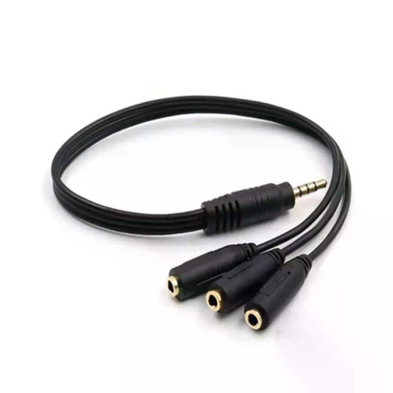3.5mm 3 3.5mm 1 3 Adapter Way  - Earphone Splitter Jack ulasan dan harga