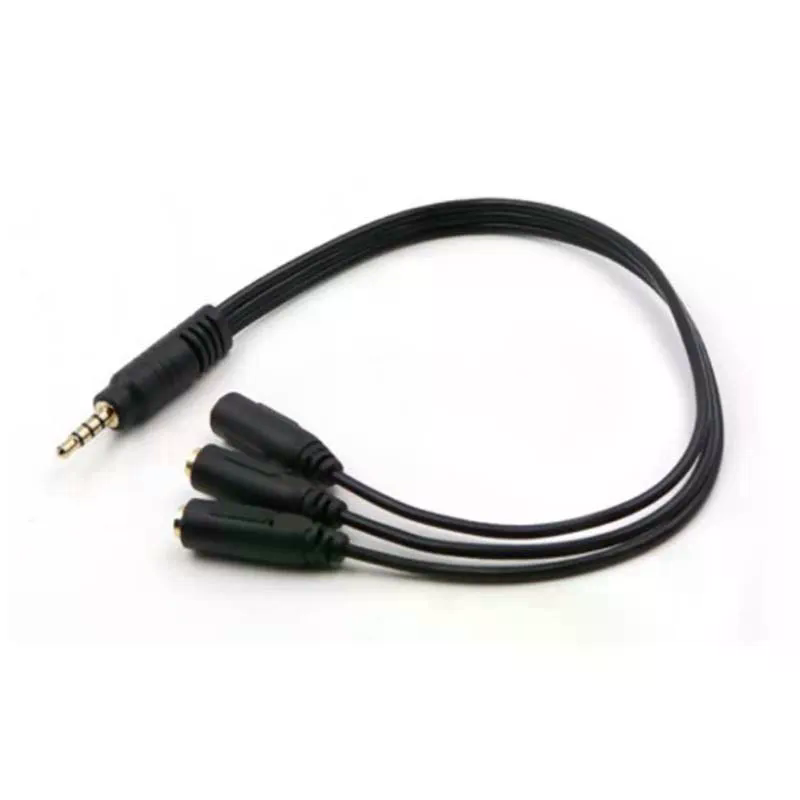 3.5mm 3 3.5mm 1 3 Adapter Way  - Earphone Splitter Jack ulasan dan harga