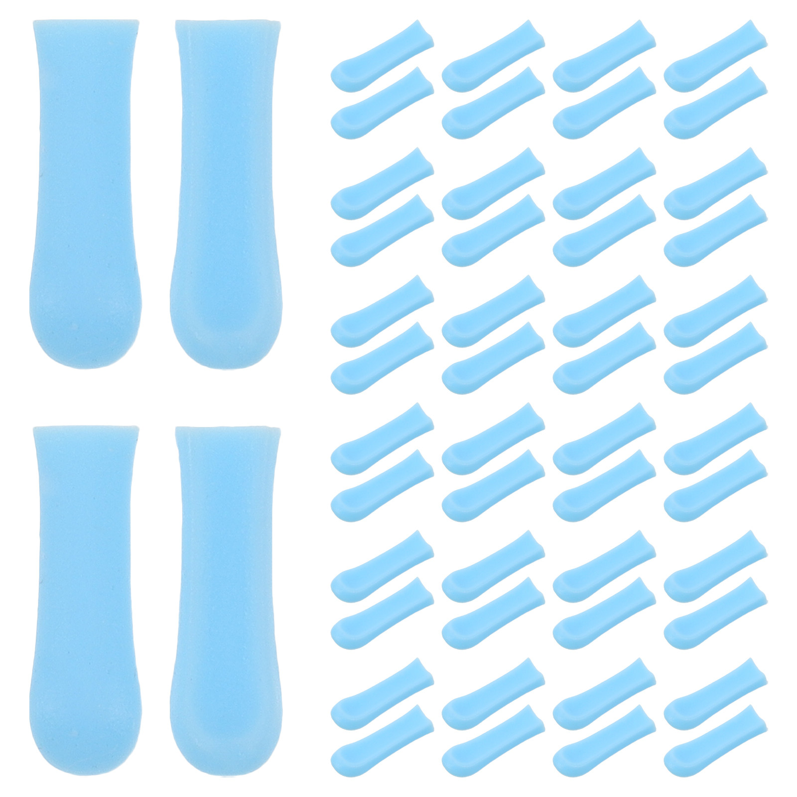 80Pcs Soft Silicone Ear Spoon  - Silicone Ear Tip Replacement ulasan dan harga