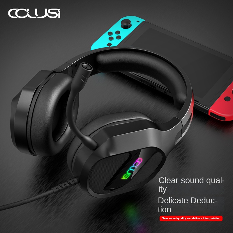 RGB Seven Color Light Effect C - Gaming Headset Rgb ulasan dan harga