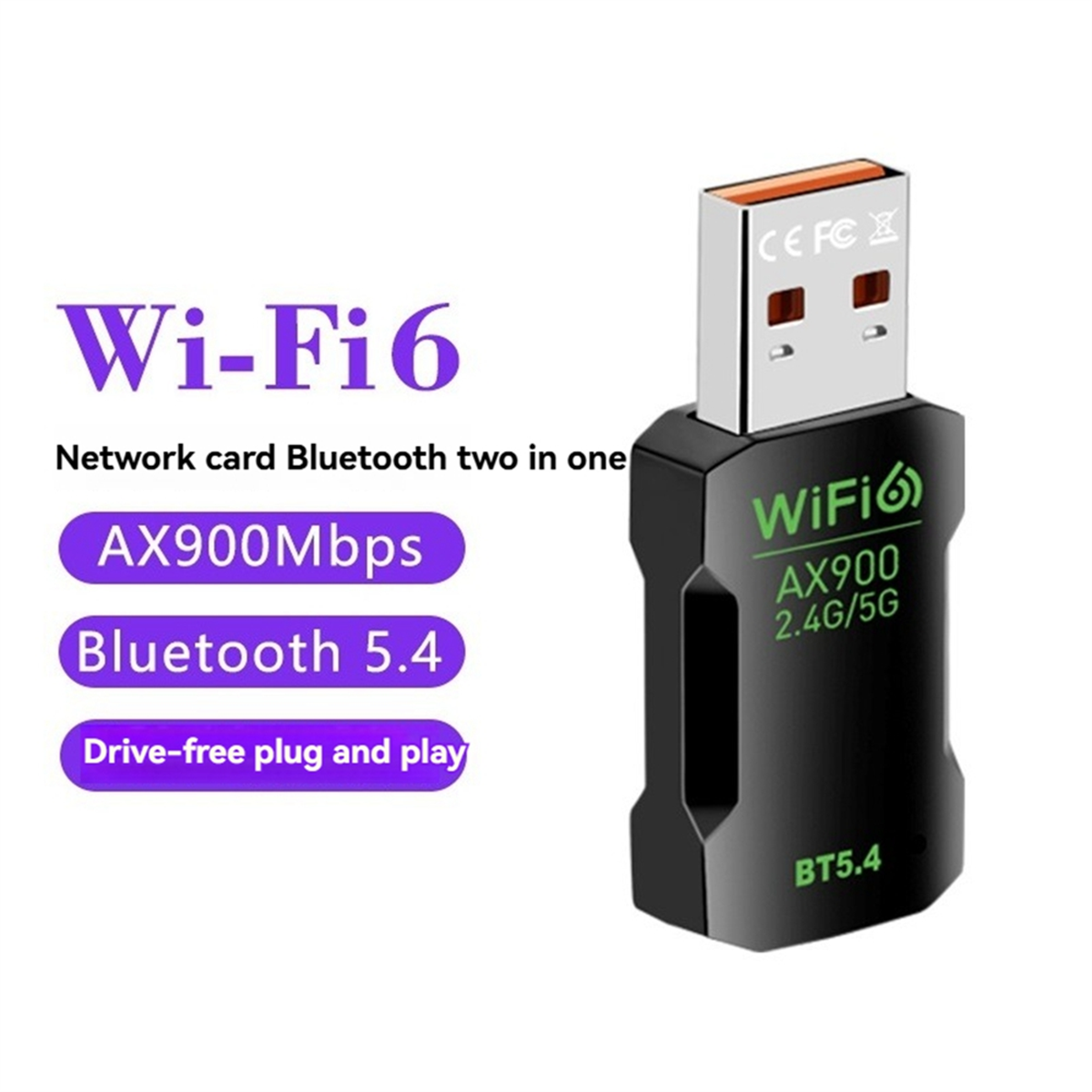 T35C WiFi6 AX900 Wireless USB  - Bluetooth Adapter Receiver ulasan dan harga