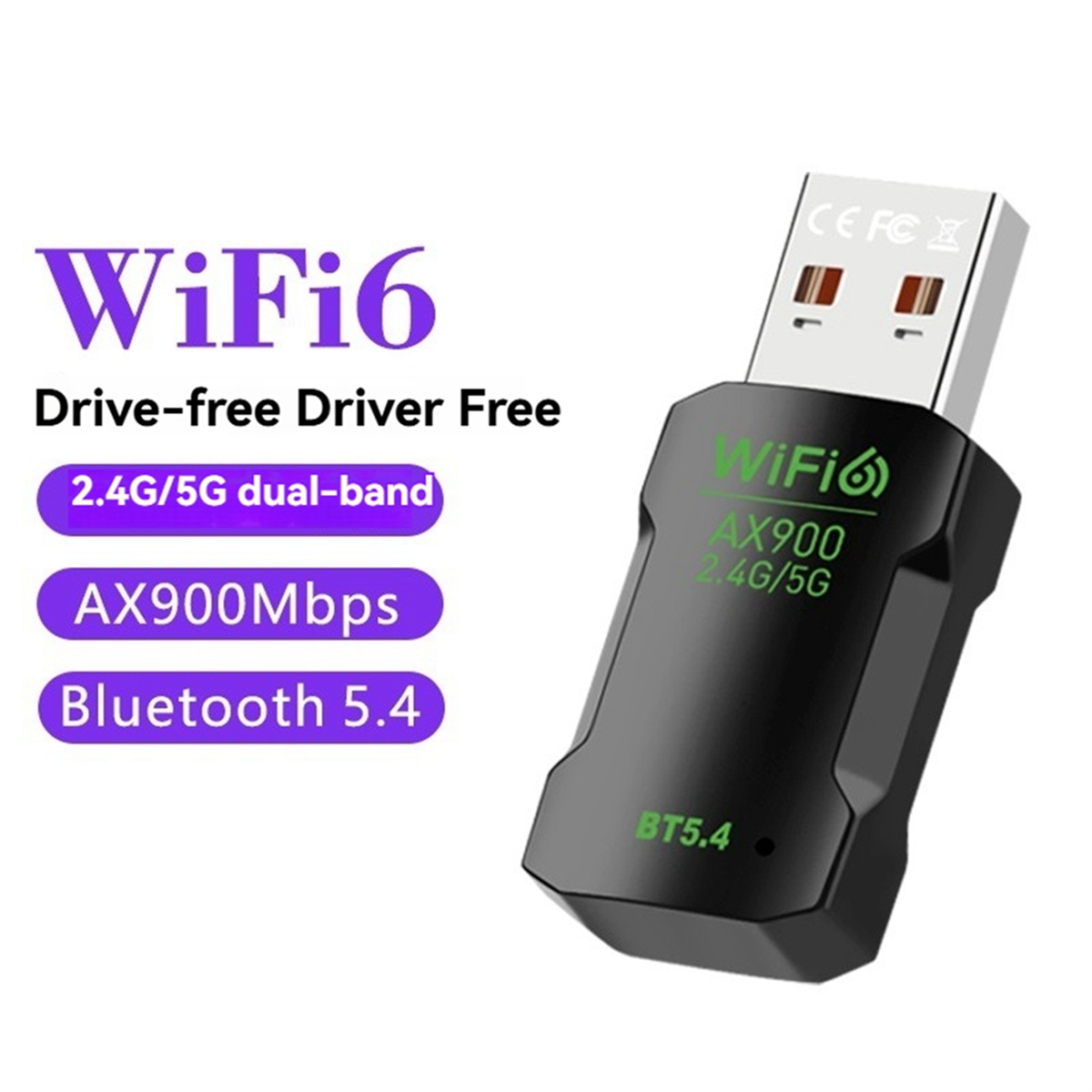 T35C WiFi6 AX900 Wireless USB  - Bluetooth Adapter Receiver ulasan dan harga