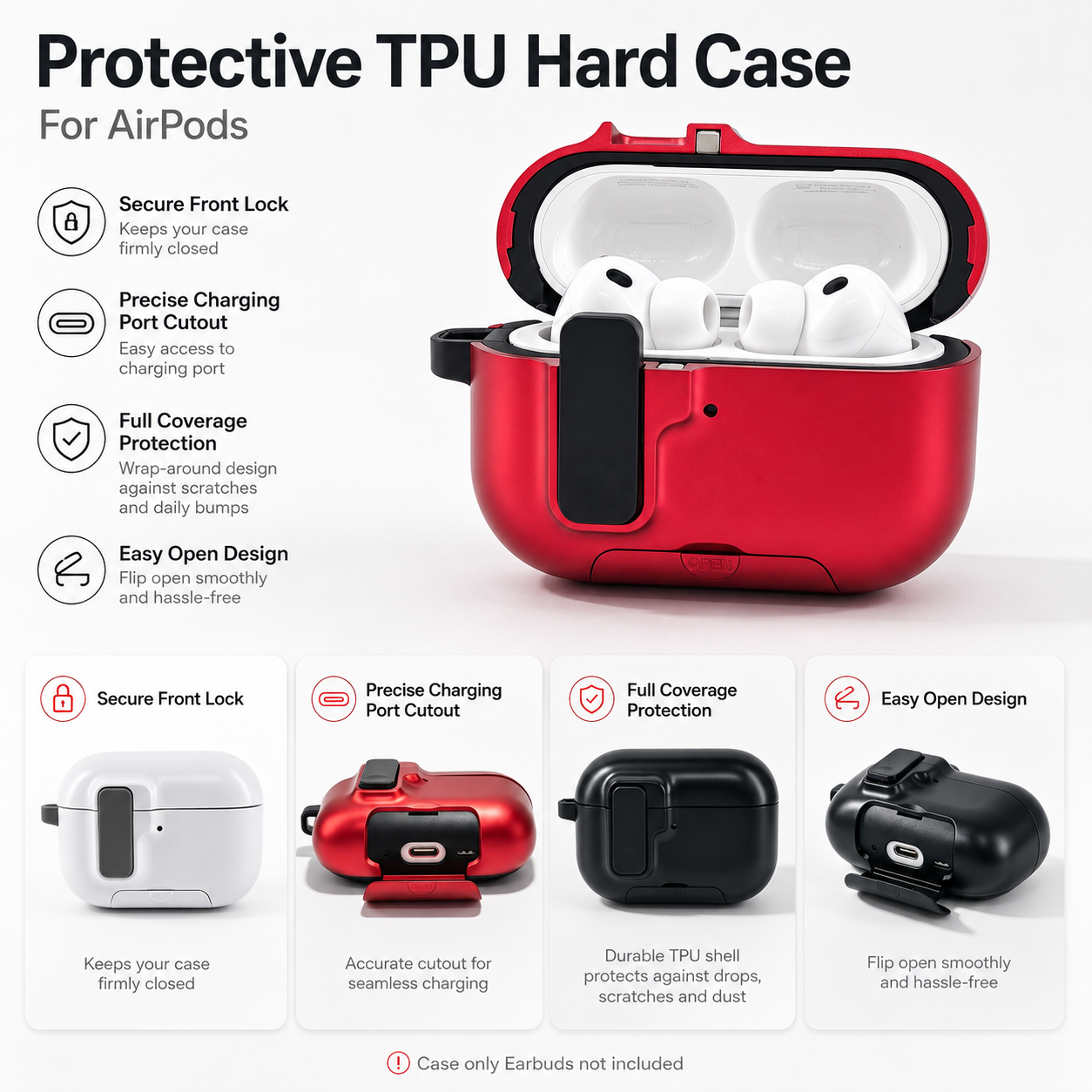 For AirPods Hard Case for Pro3 - Headphone Case Hard ulasan dan harga