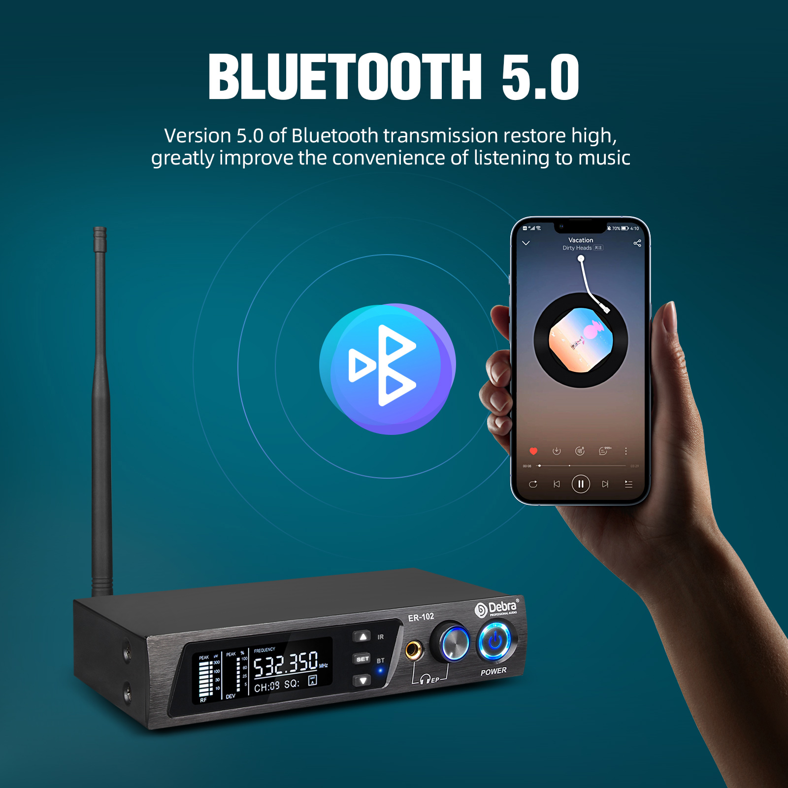 Debra ER-102 UHF IEM In Ear St - In Ear Monitor Iem ulasan dan harga