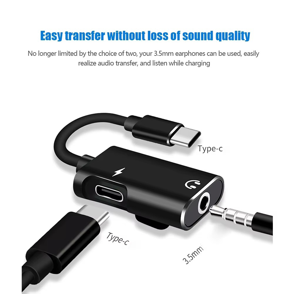 2 in 1 Headphone Audio Cable A - Earphone Splitter Jack ulasan dan harga